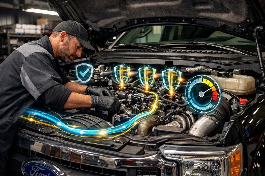 Motorcraft FD-4615 Fuel Filter for 6.7L Powerstroke Engine | OEM Fuel Protection You Can Trust