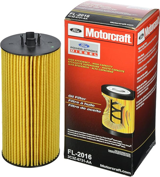 Motorcraft FL2016 Engine Oil Filter for Ford 6.0L & 6.4L Powerstroke Diesel (2003–2010)