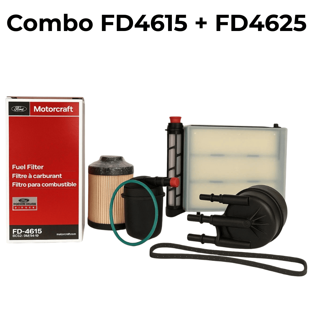 Combo FD4615 & FD4625 Motorcraft Diesel Fuel Filters for Ford 6.7L