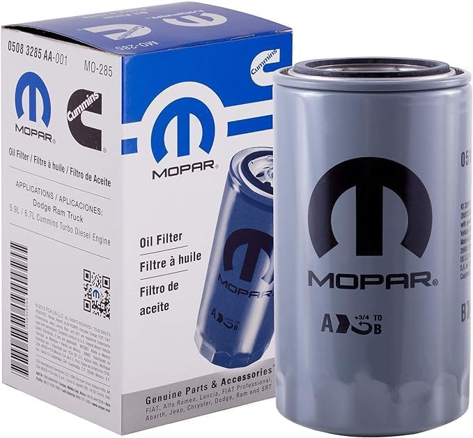 Mopar 2013-2018 Dodge RAM 2500-5500 6.7L Cummins Oil Fuel Filter Kit – OEM QUALITY