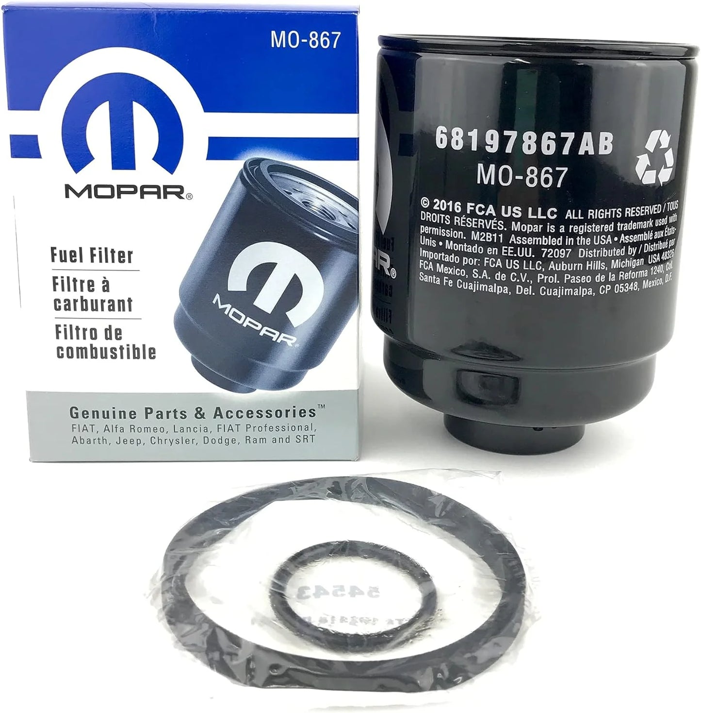 Mopar 2013-2018 Dodge RAM 2500-5500 6.7L Cummins Oil Fuel Filter Kit – OEM QUALITY