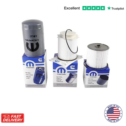 Mopar 2019-2024 Dodge Ram 2500-5500 6.7L Cummins Fuel And Oil Kit OEM Peak Performance Filters Best Price in USA