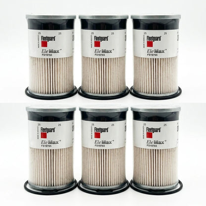 Fleetguard FS19765 Fuel Water Separator 6-Pack OEM