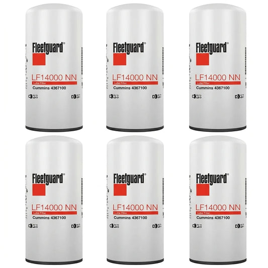 Fleetguard LF14000NN NanoNet Oil Filter 6-Pack Cummins ISX X15 ISM M11 QSX