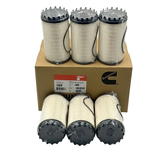 Fleetguard FS20172 Fuel Water Separator 6-Pack Cummins X15 X12 PACCAR MX