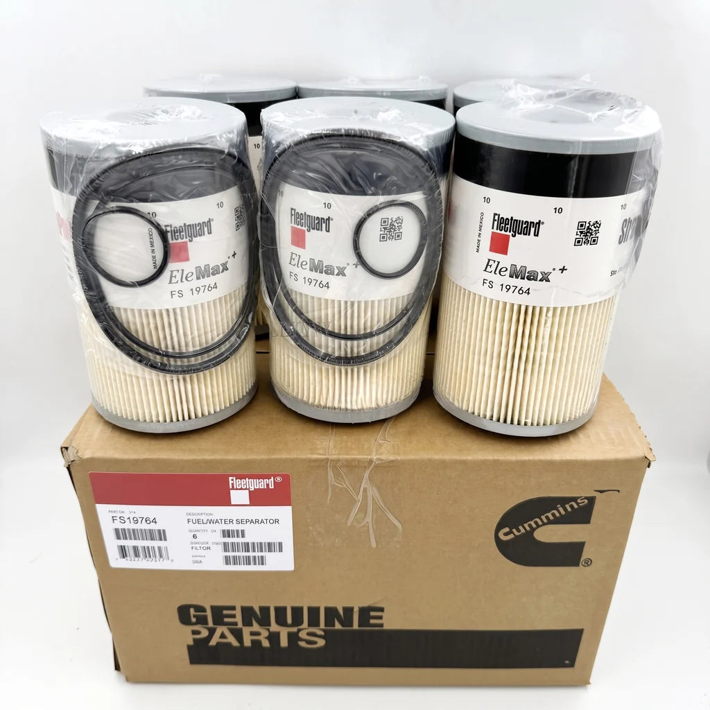 Fleetguard FS19764 Fuel Water Separator 6-Pack OEM Cummins ISX Caterpillar